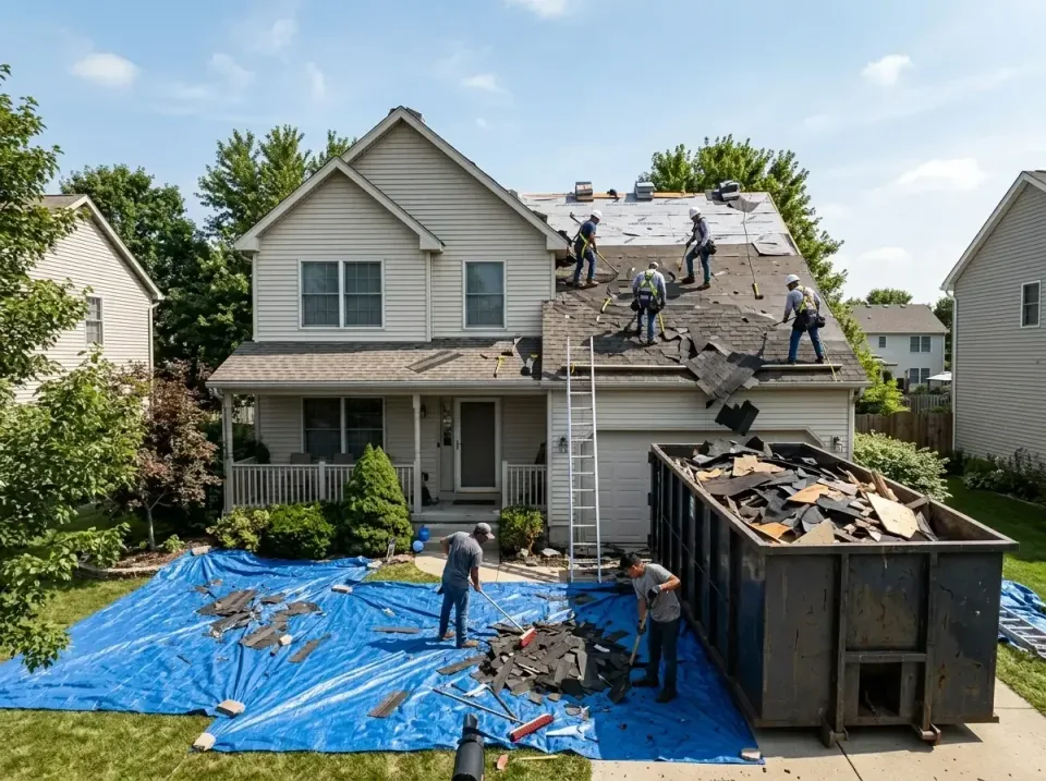 roof-replacement-debris-remova-004 — frequently asked questions, Cheapest Dumpster Rentals in Tolono, IL